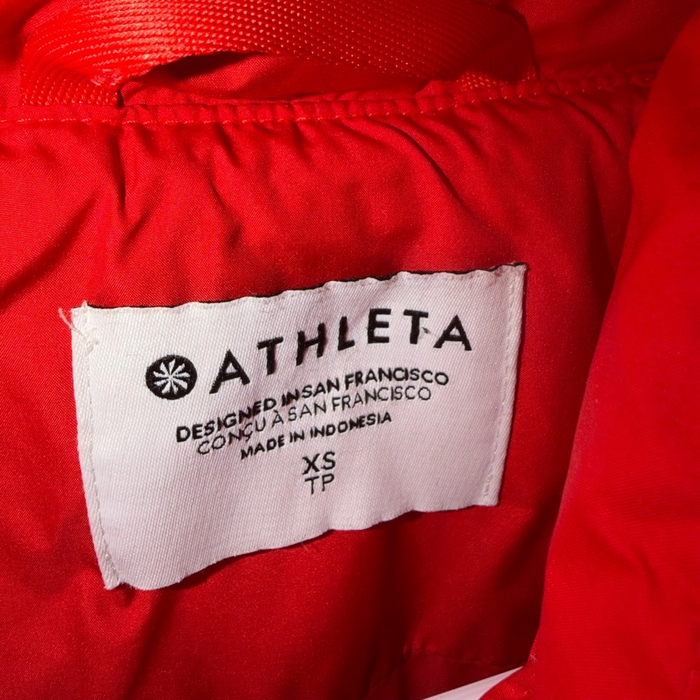 Athleta Summit Cropped Puffer Jacket Winter Down … - image 7